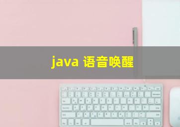 java 语音唤醒